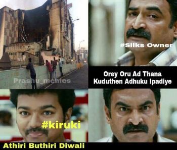 Chennai silks fire vs Keerthi Suresh memes