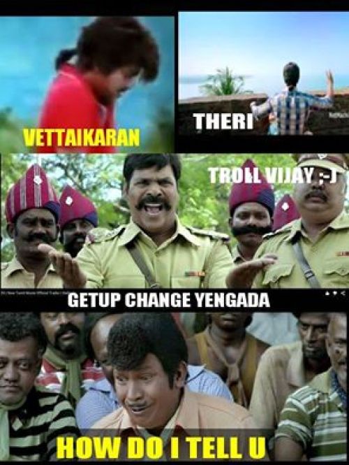 Vijay new hairstyle trolls and memes