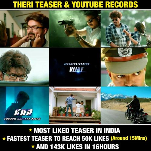 Theri different vijay getups images