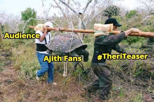 Vijay fans trolling Ajith fans memes