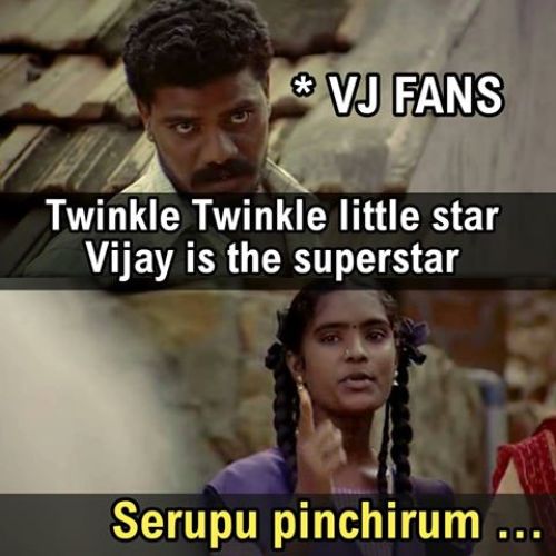 Twinkle twinkle little star vijay is superstar trolls