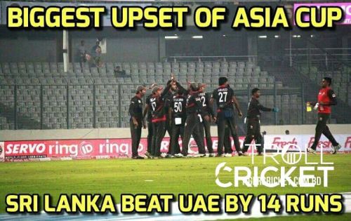 UAE vs Srilanka Asian Cup Match Memes