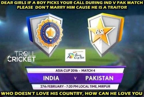 Ind vs Pak Match memes