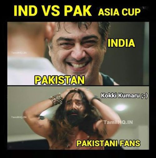 Ind vs pak asia cup meme