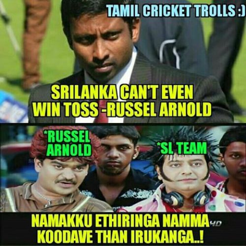 Srilankan team trolls in tamil