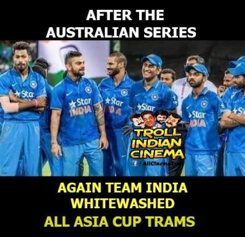 Trolls about asia cup