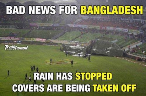 Ind vs Ban Rain delayed the match