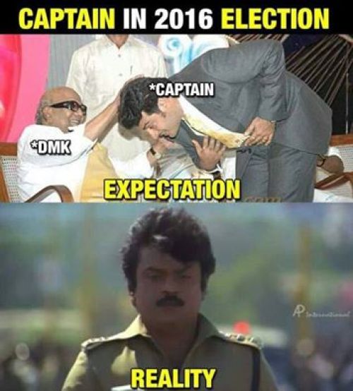 DMK Trolled by Vijayakant