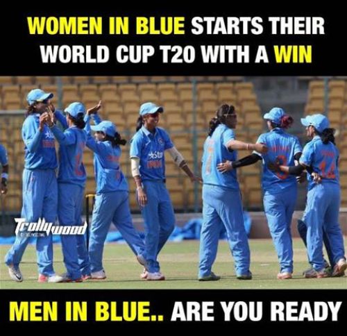 Indian women cricket team memes