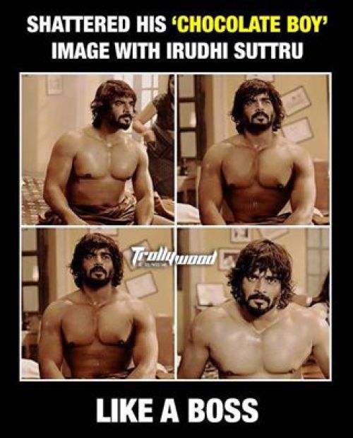 Irudhisuttru Madhavan Muscles and Arms