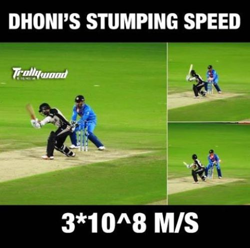 Dhoni stumping speed memes