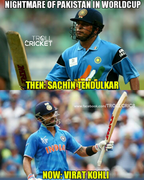 Sachin and Kohli nightmare to pak