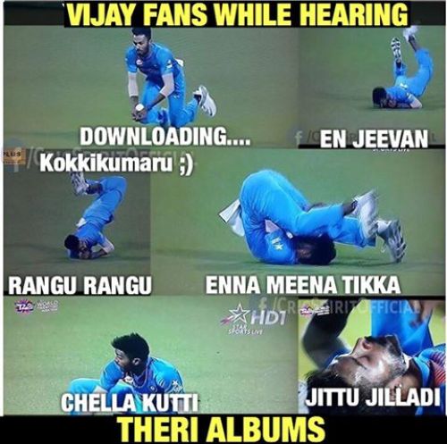 Theri vijay fans trolls