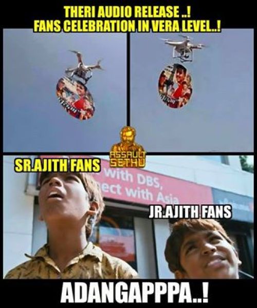 Vijay fans vs Ajith Fans