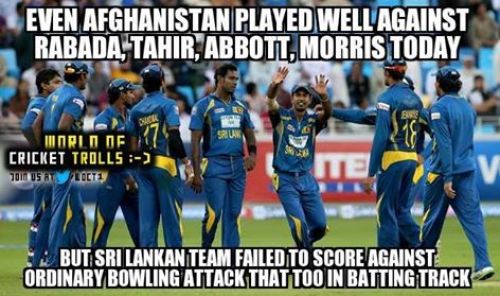 Srilanka worldcup T20 memes
