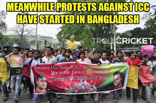 Bangladesh bowler taskin ban trolls and memes