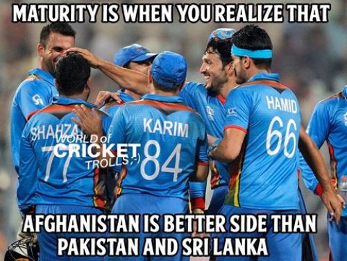 Afghna cricket memes