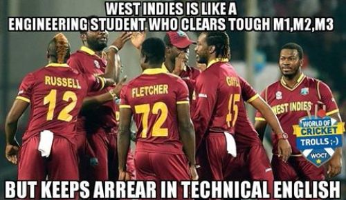 Westindies team worldcup trolls