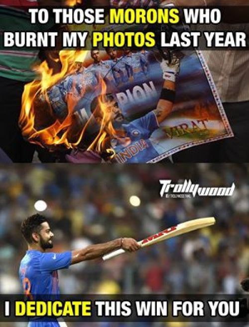 Virat Kohli Revenge Memes