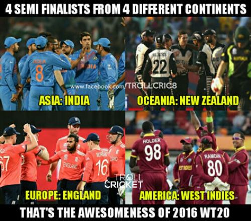 4 different continent teams in worldcup semifinals