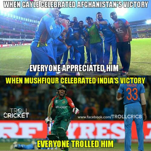 Bangladesh early celebration vs India in WT20 Trolls