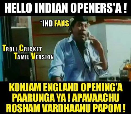 T20 Worldcup Indian Openers Tamil Memes and Trolls