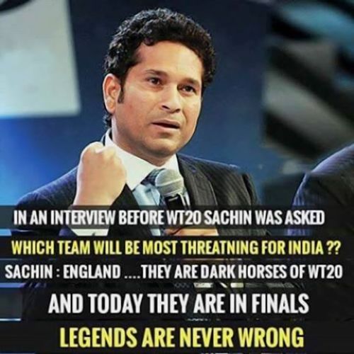 Sachin predicts wt20 finals
