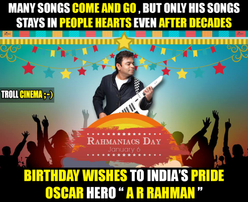 AR Rahman special birthday 2016 memes