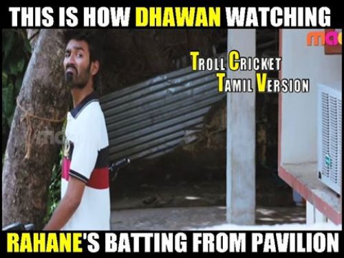 Dhawan and Rahane memes and trolls