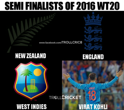 Team india t20 semifinal loss memes and trolls