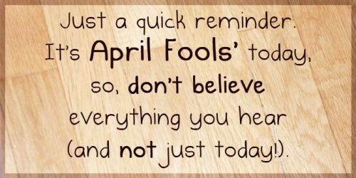 April fools day quote pics