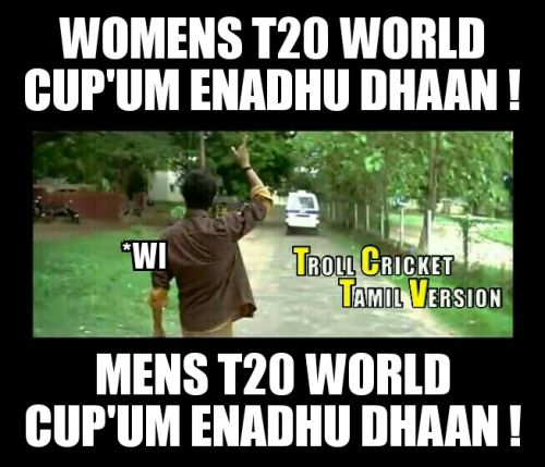 WI Won T20 Tamil Trolls