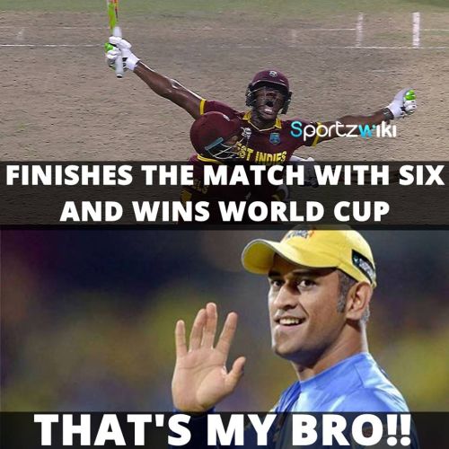 Carlos Brathwaite hit 4 consecutive sixes in the final memes