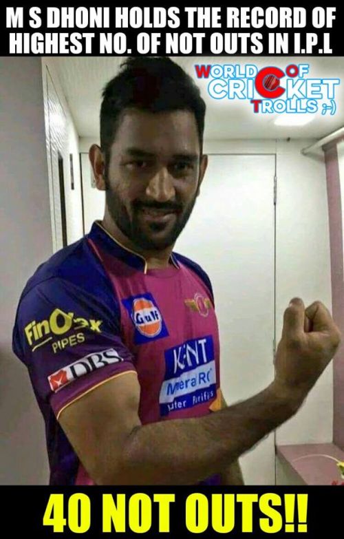 Dhoni wearing RPSG New Jersey