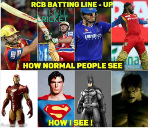 IPL Bengaluru Team Memes