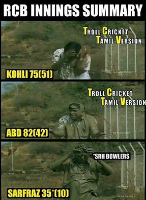 Tamil trolls sunrisers