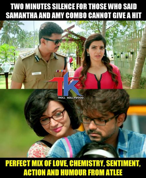 Theri Vijay Samantha Chemistry Memes
