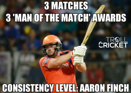 Aaron Finch IPL Memes