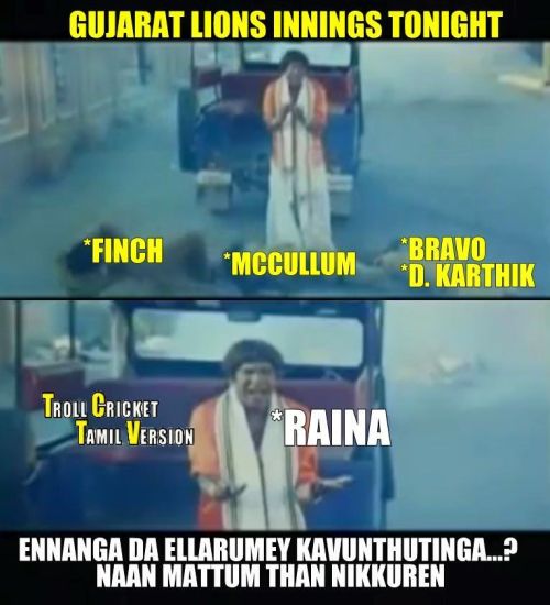 IPL Raina Tamil Trolls