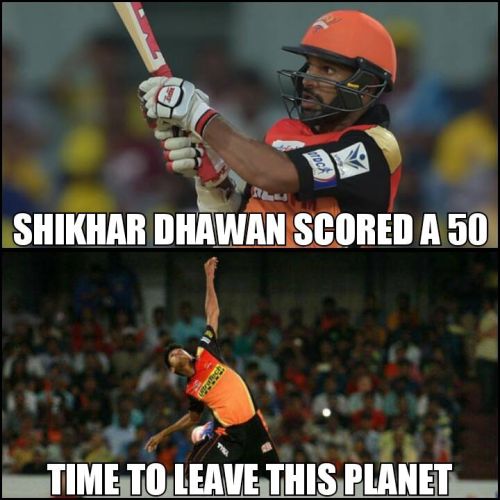 Dhawan IPL batting memes
