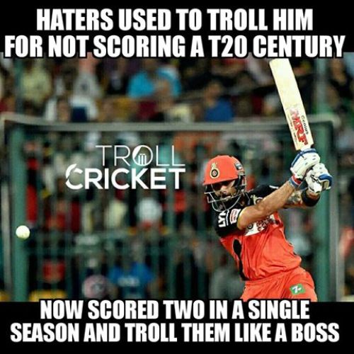Virat Kohli RCB IPL T20 Century Memes