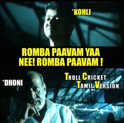 Kohli vs Dhoni Tamil Trolls