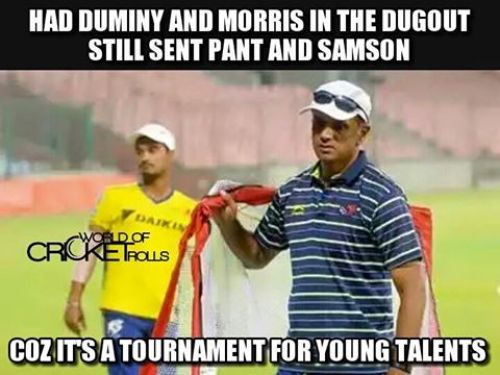 Dravid Delhi Daredevils coach memes
