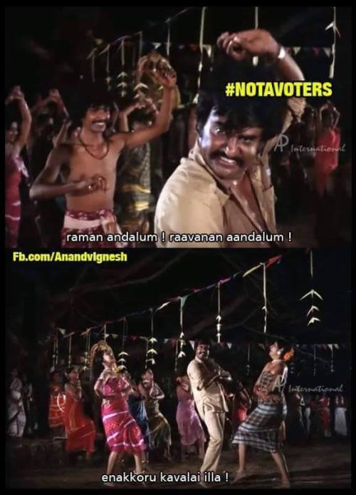 Nota voters tamil memes
