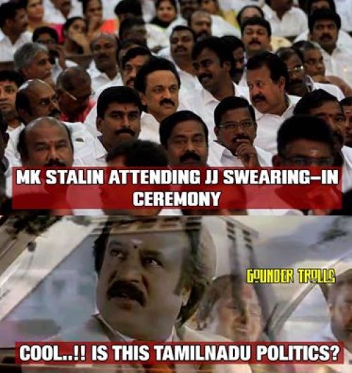 Stalin attended ADMK government ceremony memes