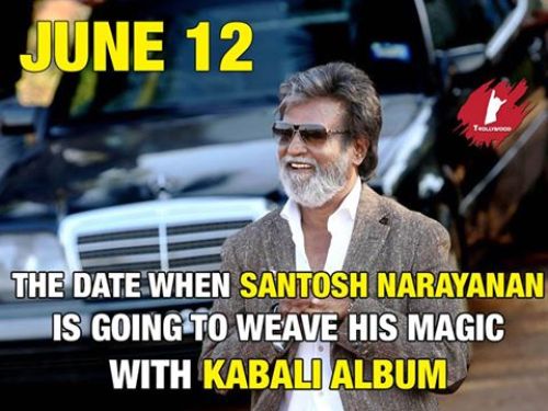 Kabali audio releasing on June 12