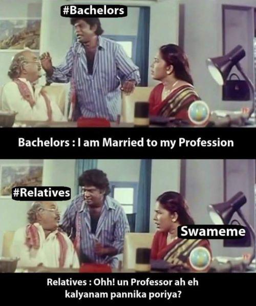 Single boys tamil memes