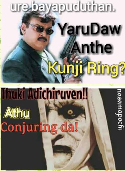 Conjuring tamil memes