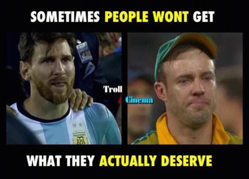 Messi and ABD Crying Pics