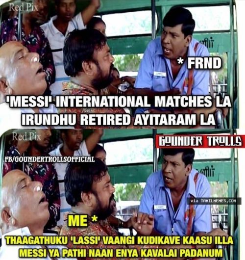 Messi retirement facebook memes